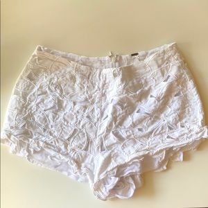 Free People white Shorts
